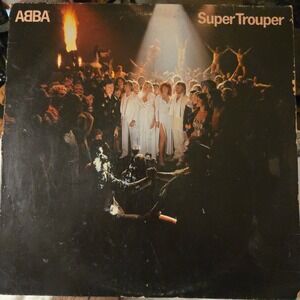 VTG ABBA Super Trouper Vinyl Record LP Album 1980 Atlantic Records USA Stockholm